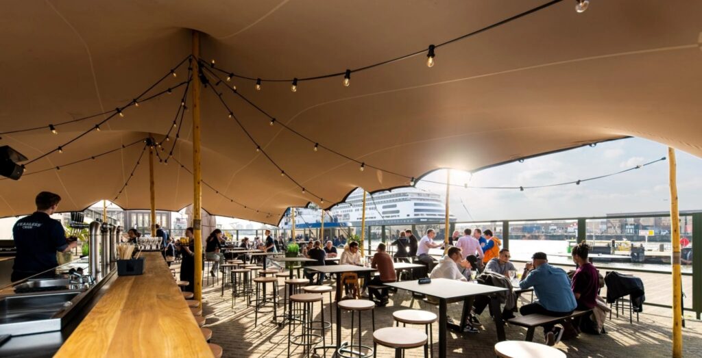 Tentforce Stretchtent 10 x 15m terras 2