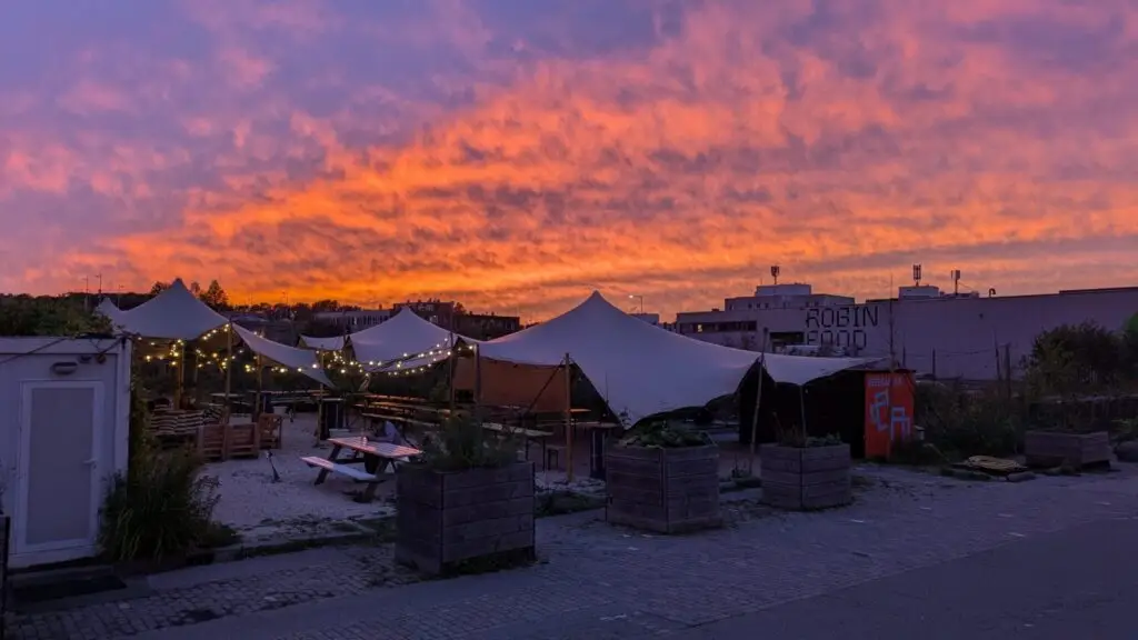 Tentforce Stretchtent 7.5 x 21 sunset